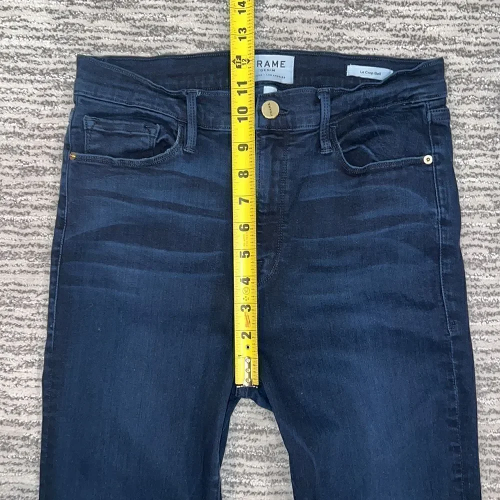 Frame Denim Le Crop Flare High-Rise Jeans Size 30 - Picture 10 of 16